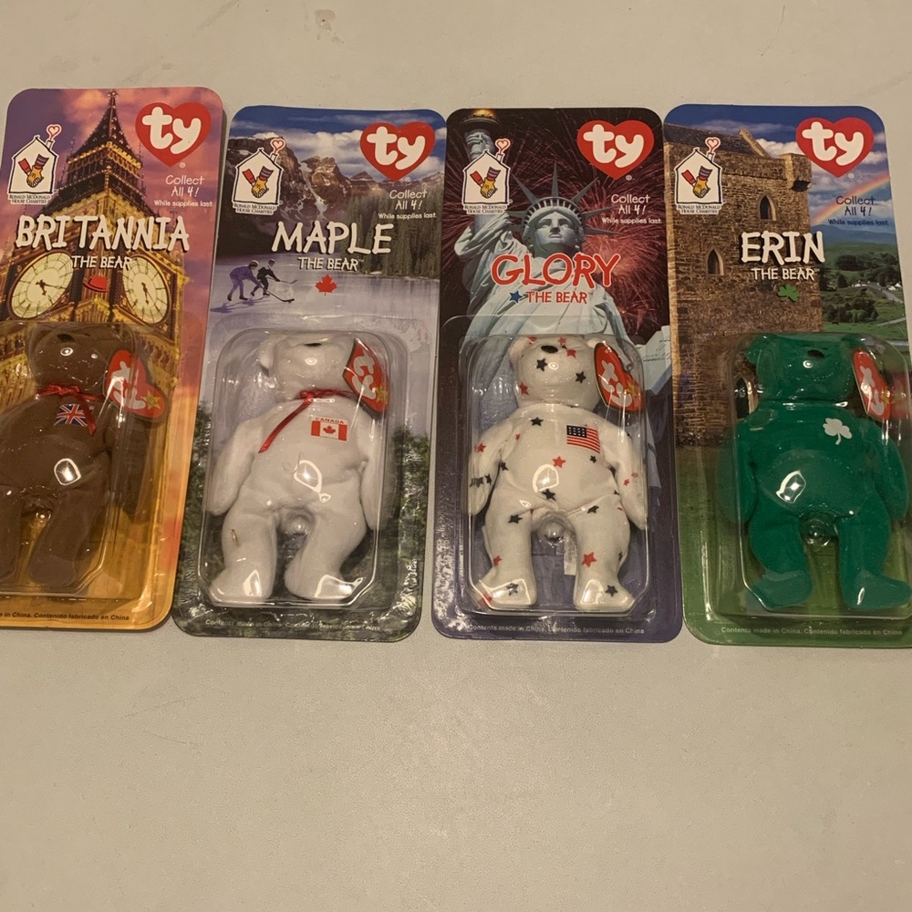 Around The World McDonald’s Beanie Boo set